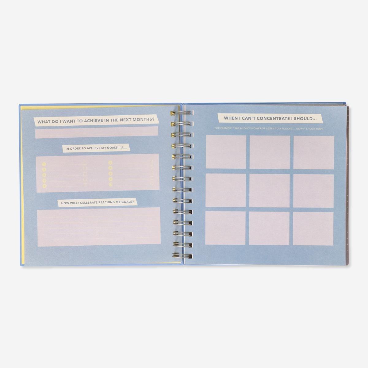 Multicolour study planner