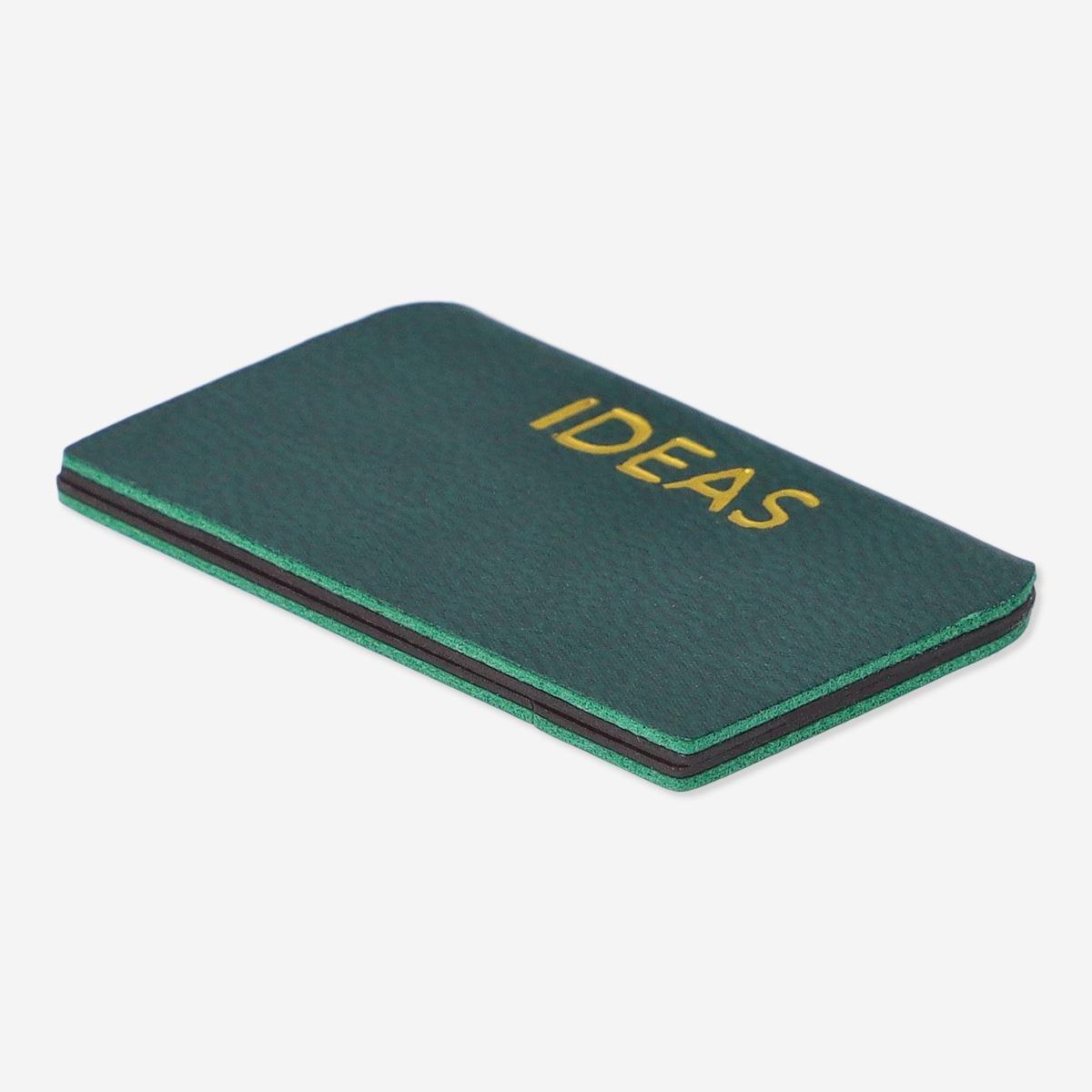 Green magnetic bookmarks. 5 pcs