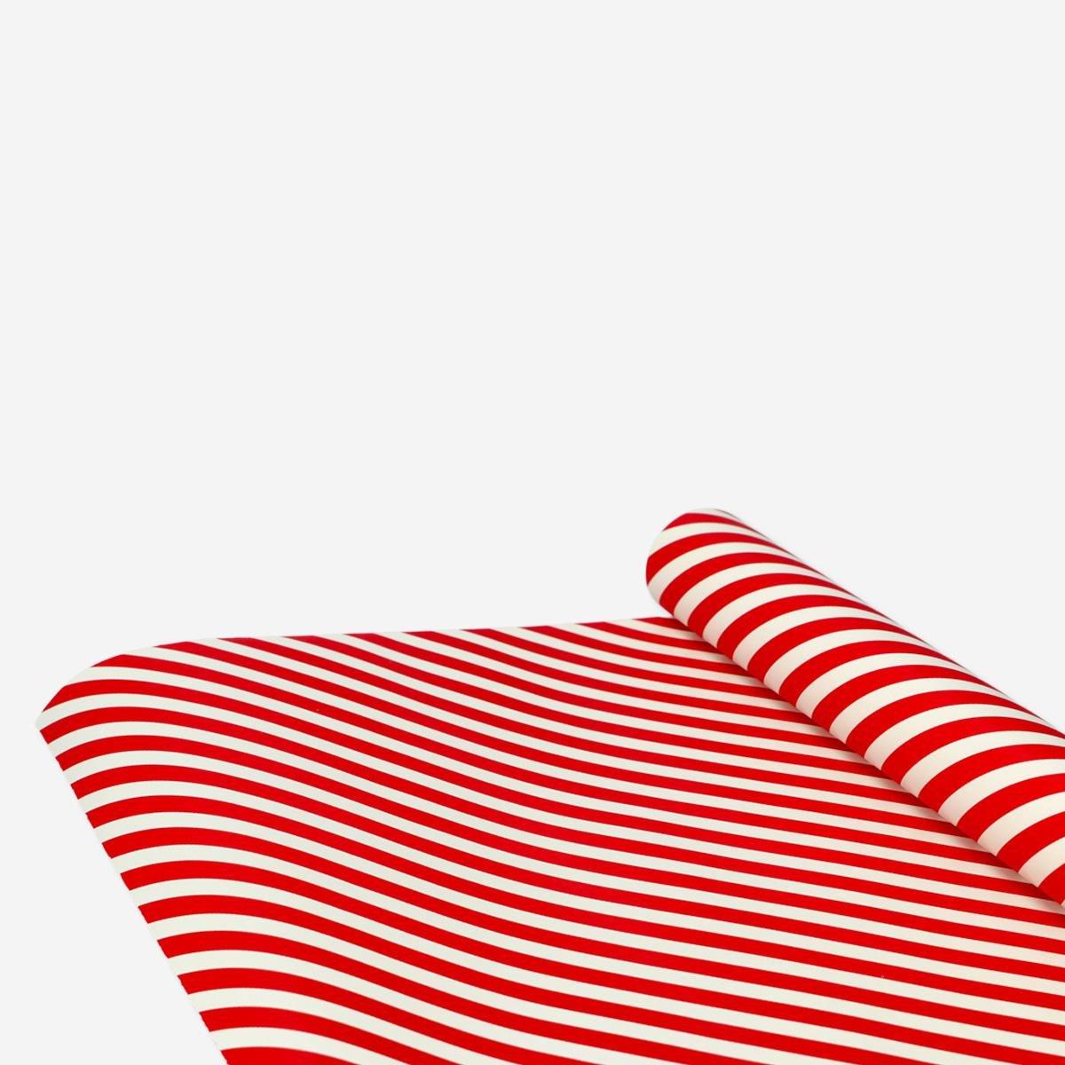 Multicolour white stripes wrapping paper