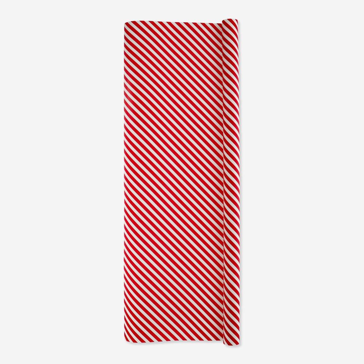 Multicolour white stripes wrapping paper
