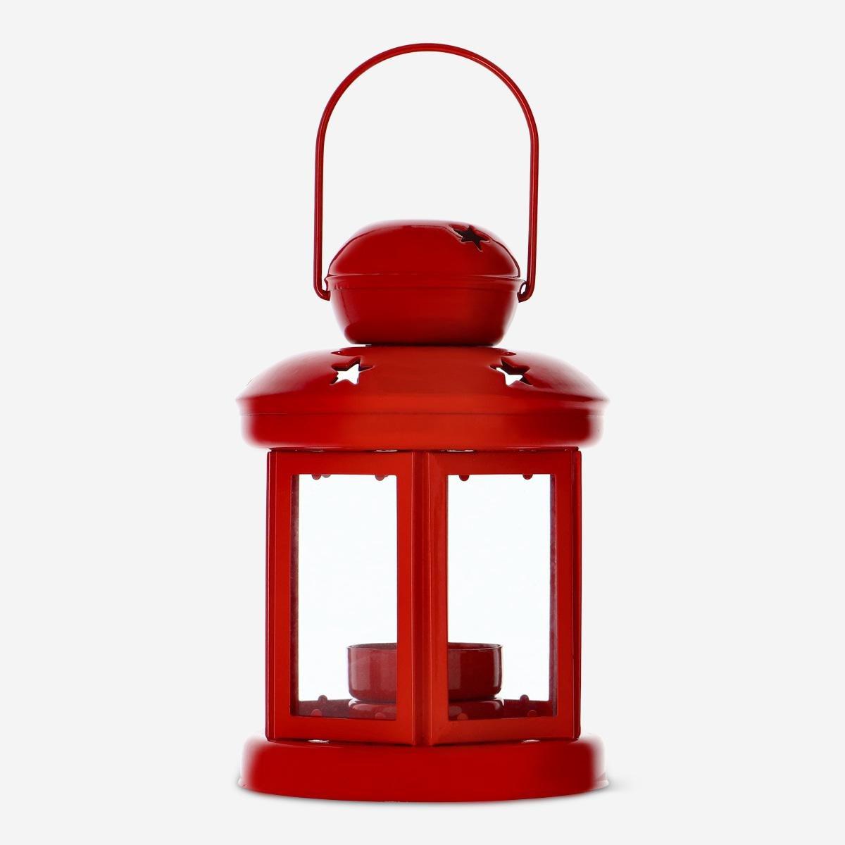 Red Lantern For Led Tealights