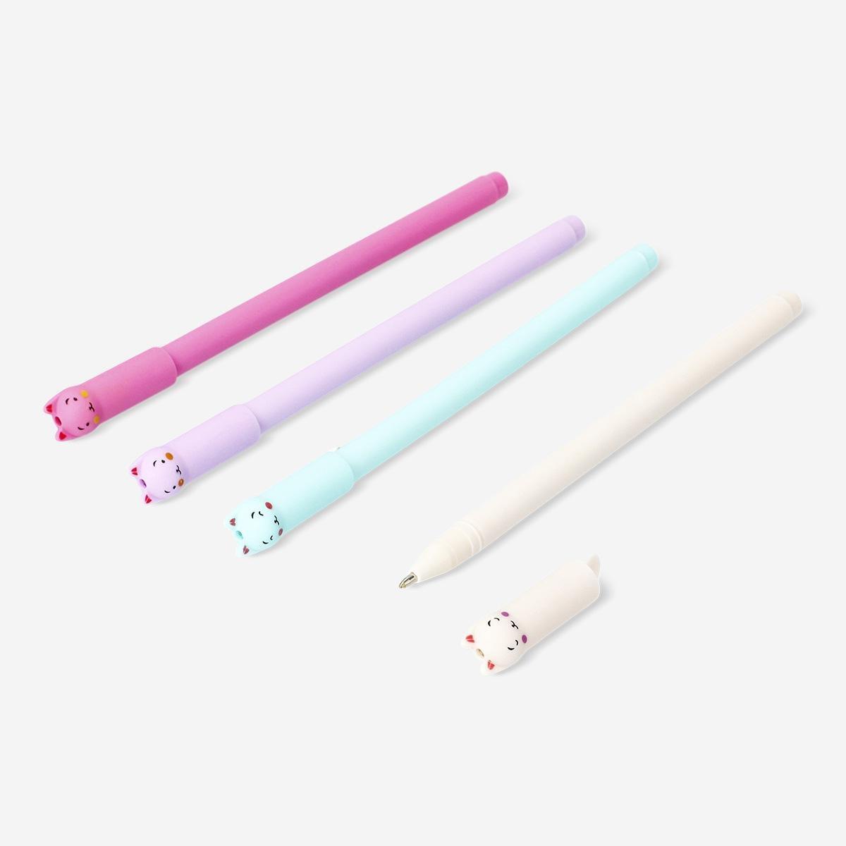 Multicolour glitter gel pens. 4 pcs.