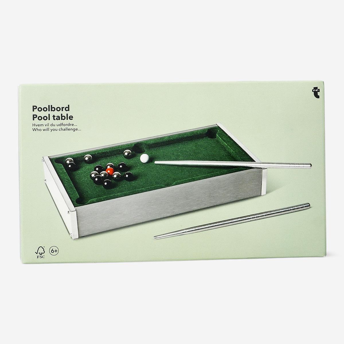 Multicolour Tabletop Pool Table.