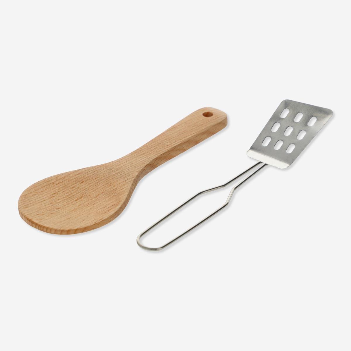 Multicolour kitchen set.