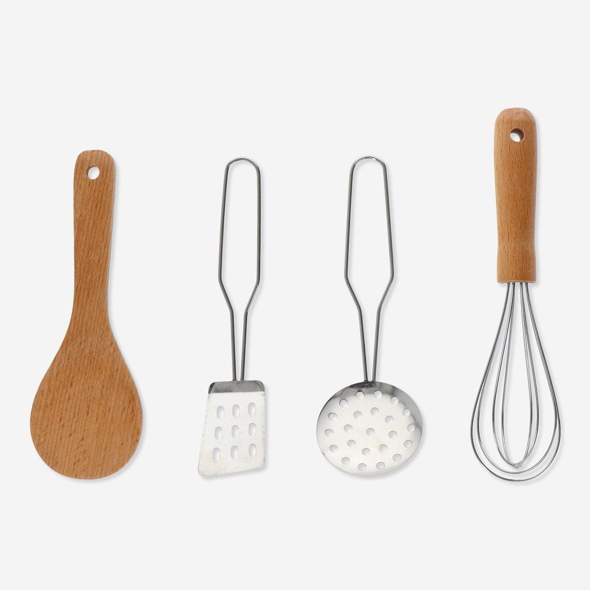 Multicolour kitchen set.