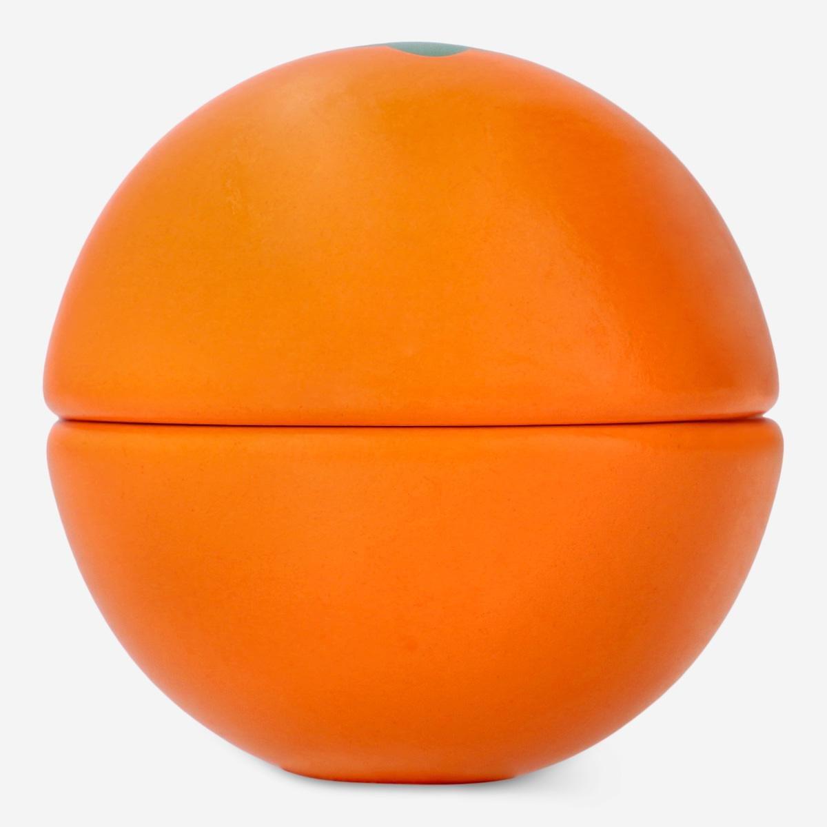 Orange wooden orange.