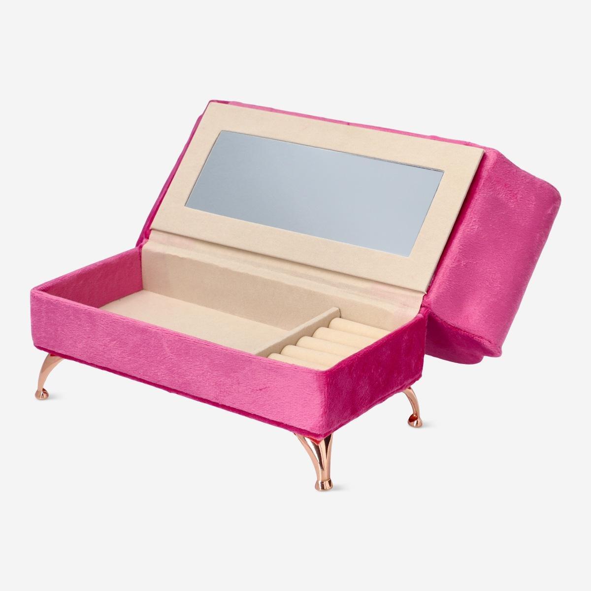 Pink jewelry box