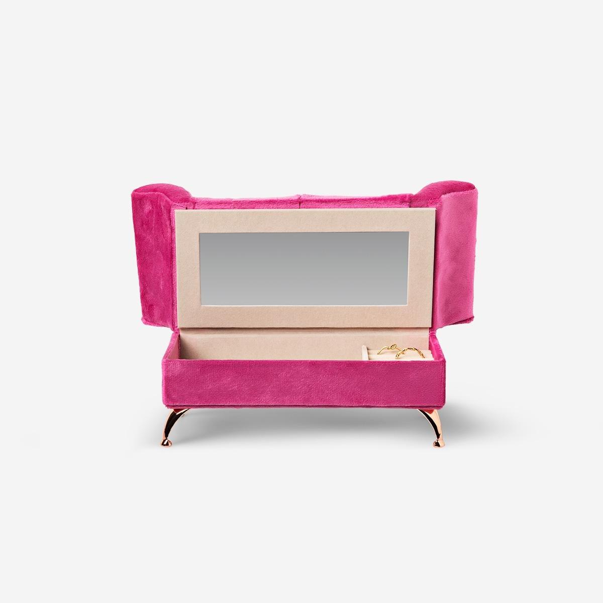 Pink jewelry box