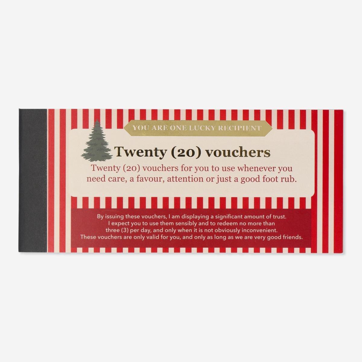 Multicolour vouchers