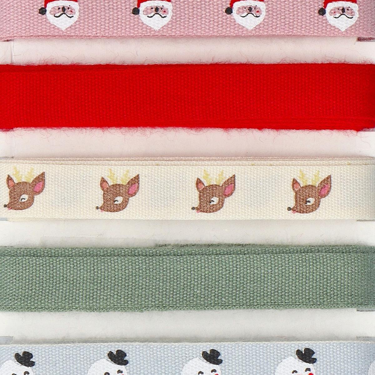 Multicolour cotton ribbon