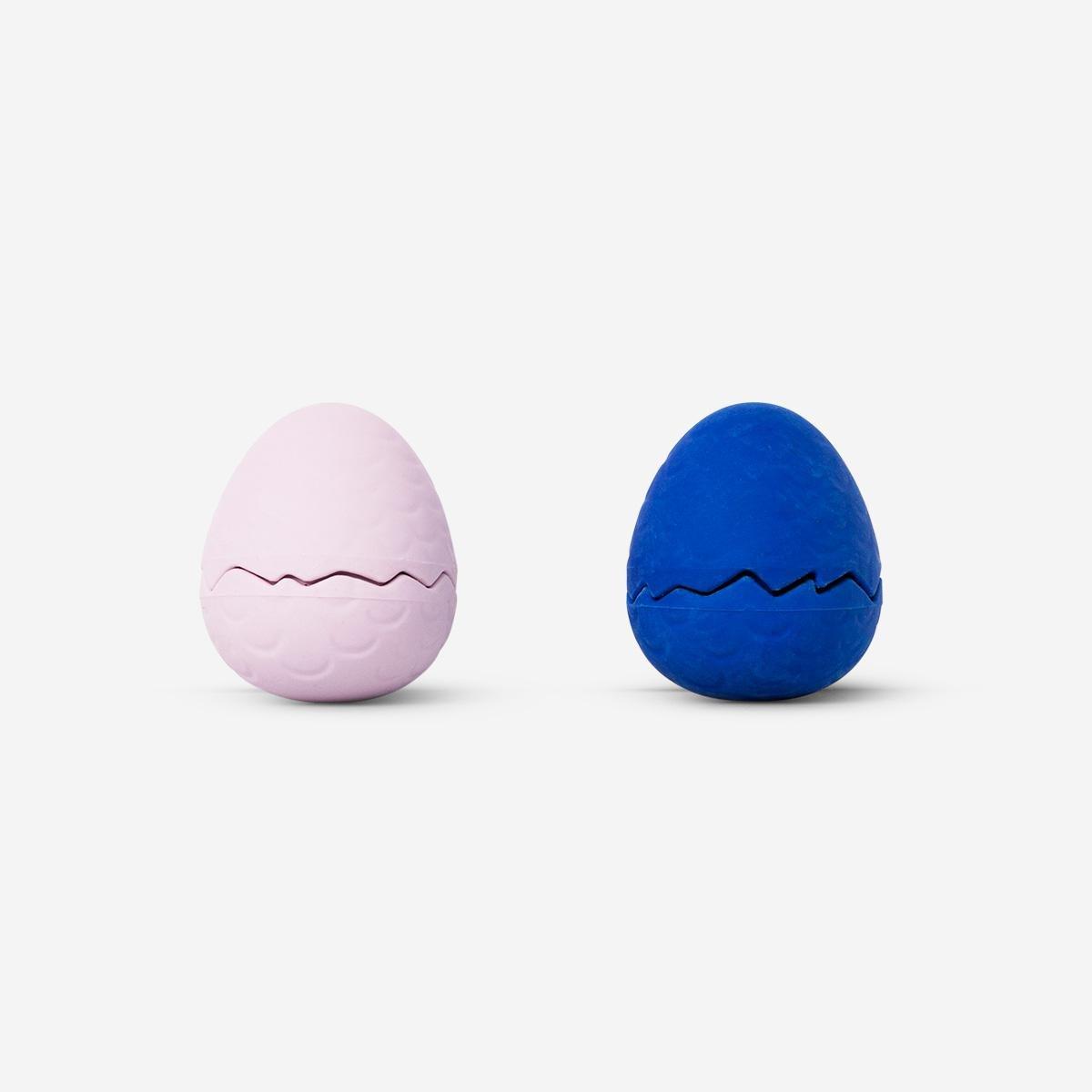 Multicolour egg-shaped surprising eraser