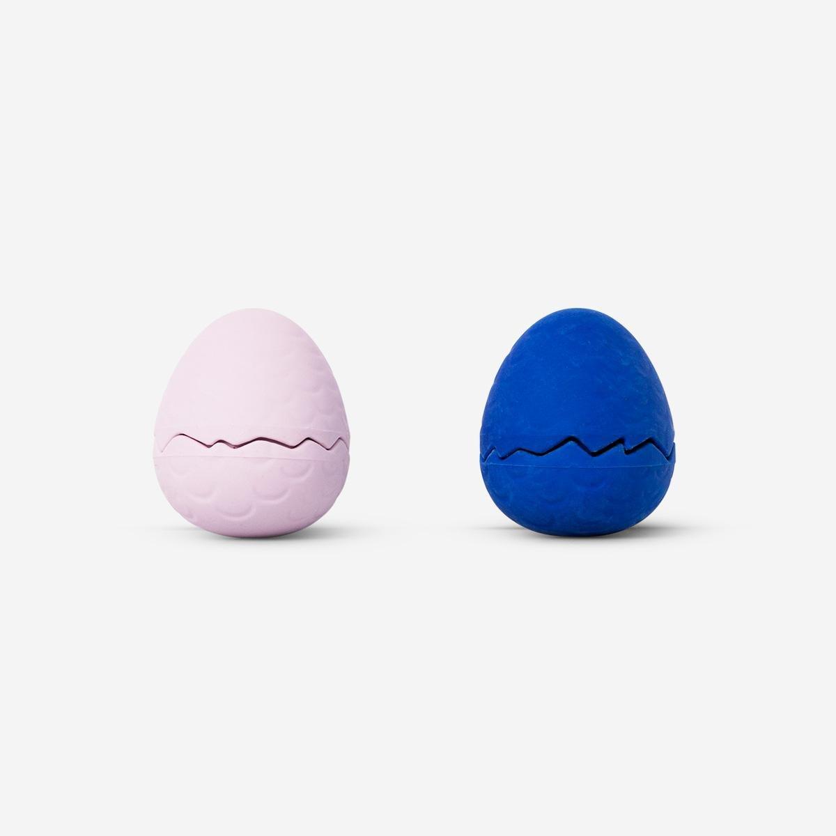 Pink egg-shaped surprising eraser