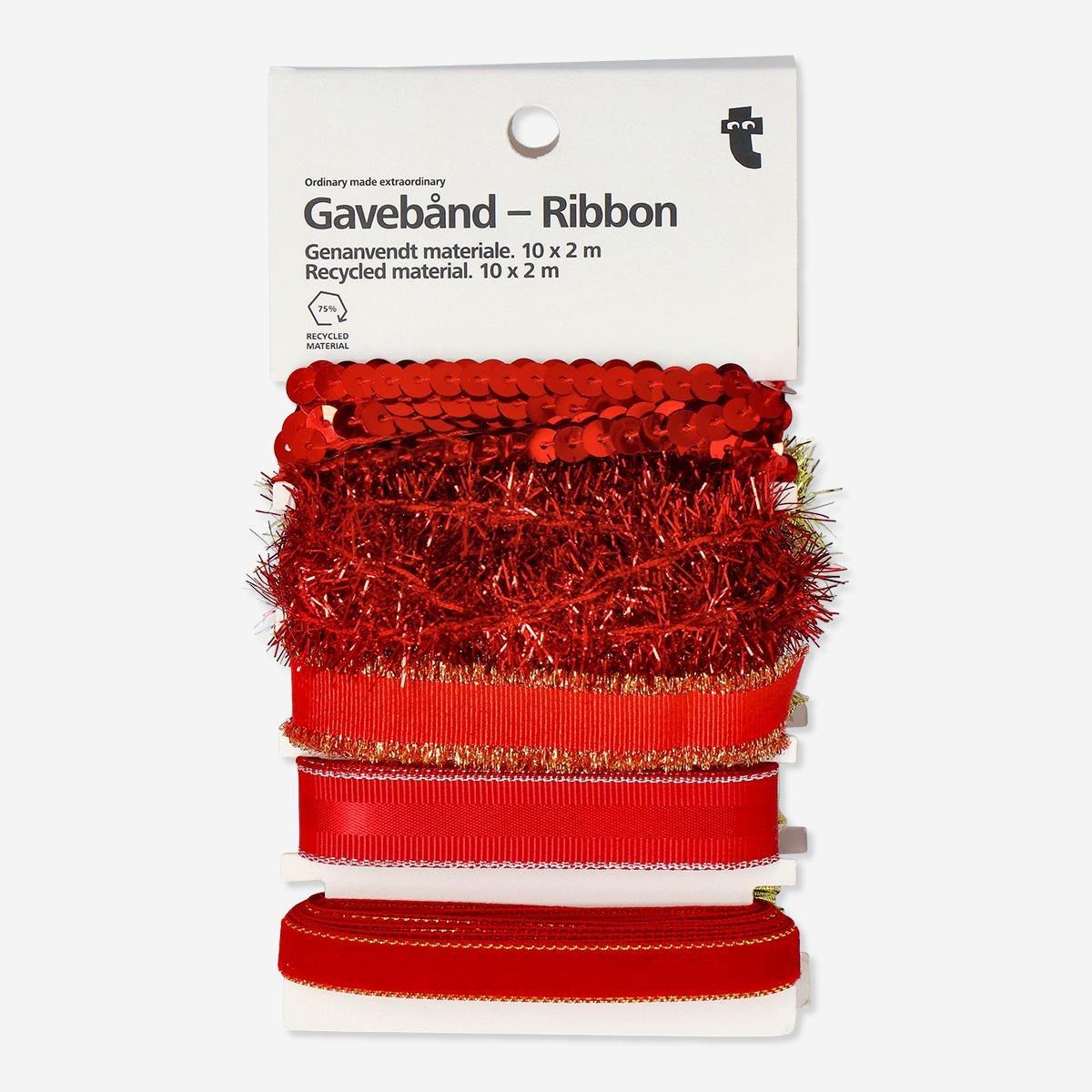 Multicolour gift ribbon
