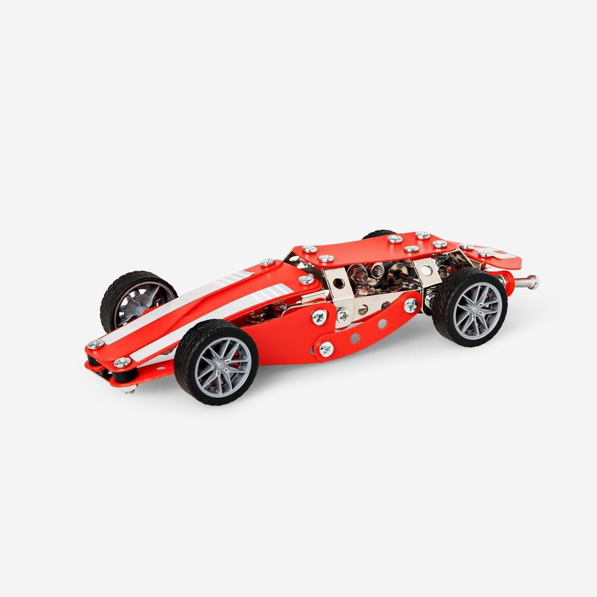 Multicolour diy racing car - 133 pcs