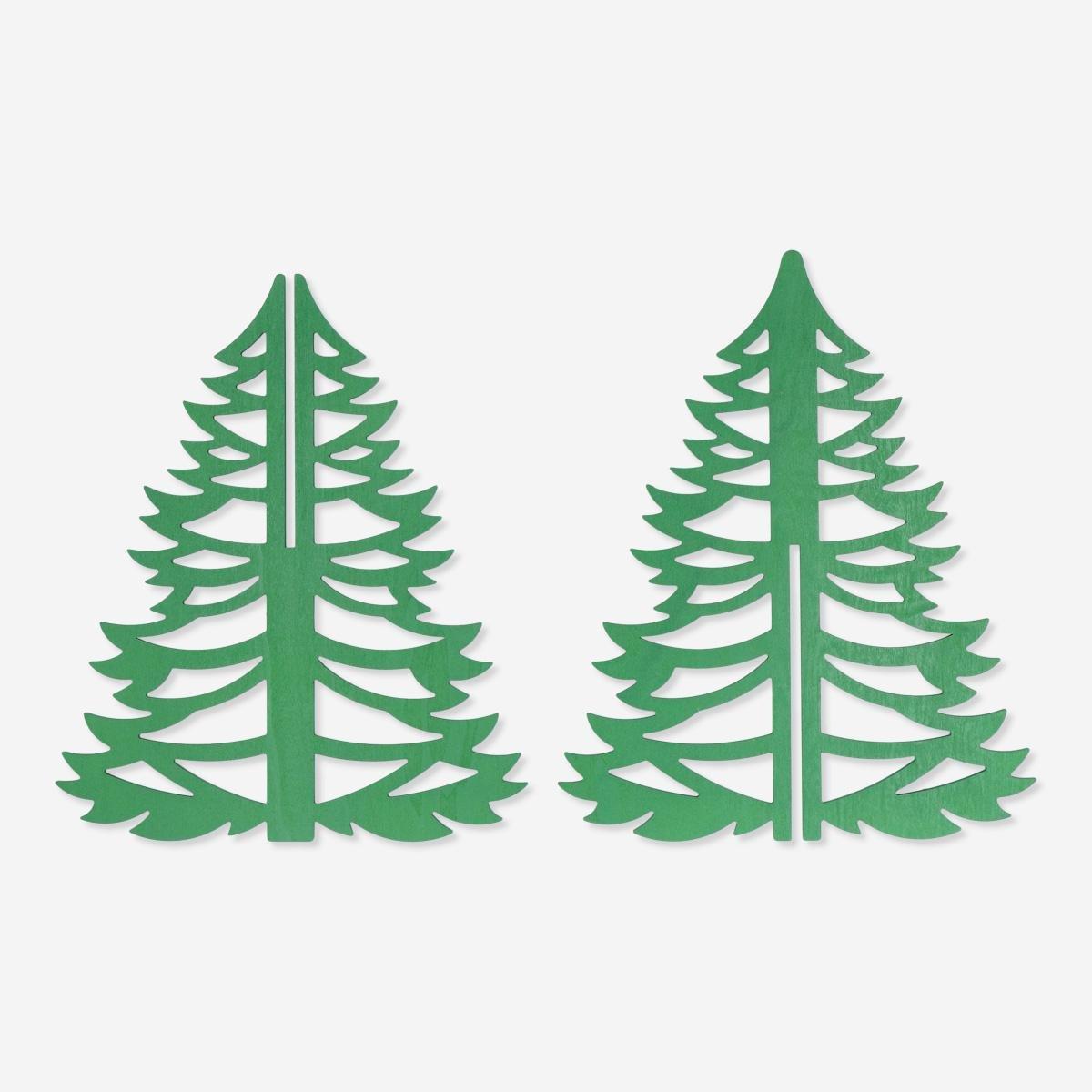 Green decorative tree. assemble yourself | Flying Tiger Kuwait