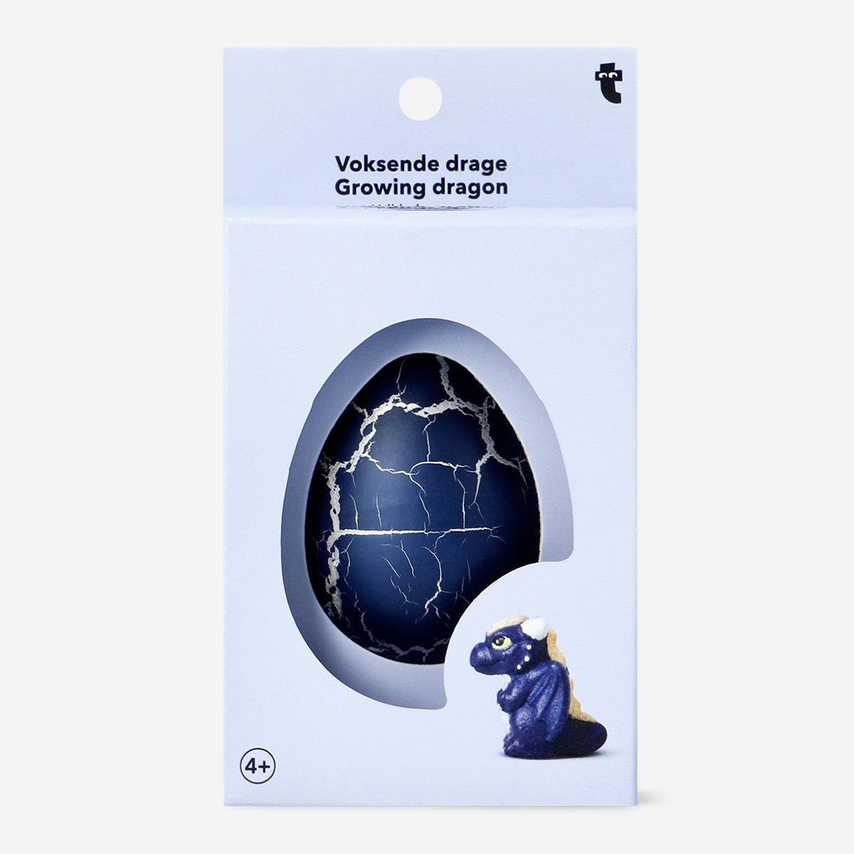 Navy blue rising dragon eggshell toy