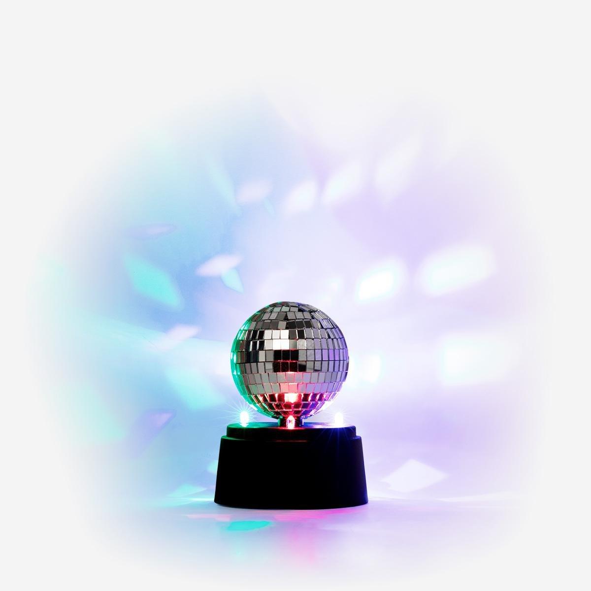 Multicolour rotating disco light