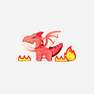 Red diy sticker dragon
