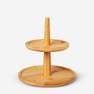 Brown cake stand