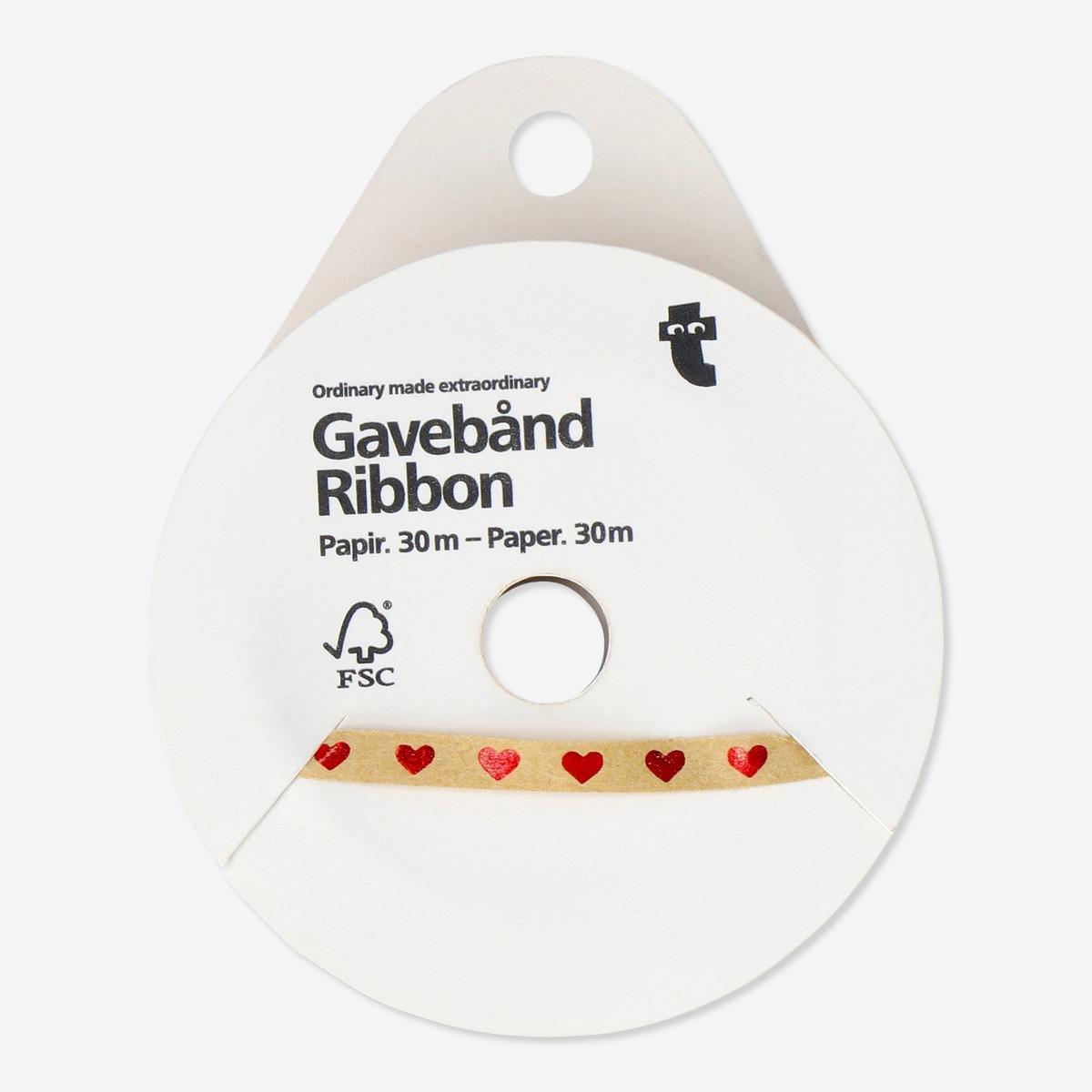 Multicolour paper ribbon