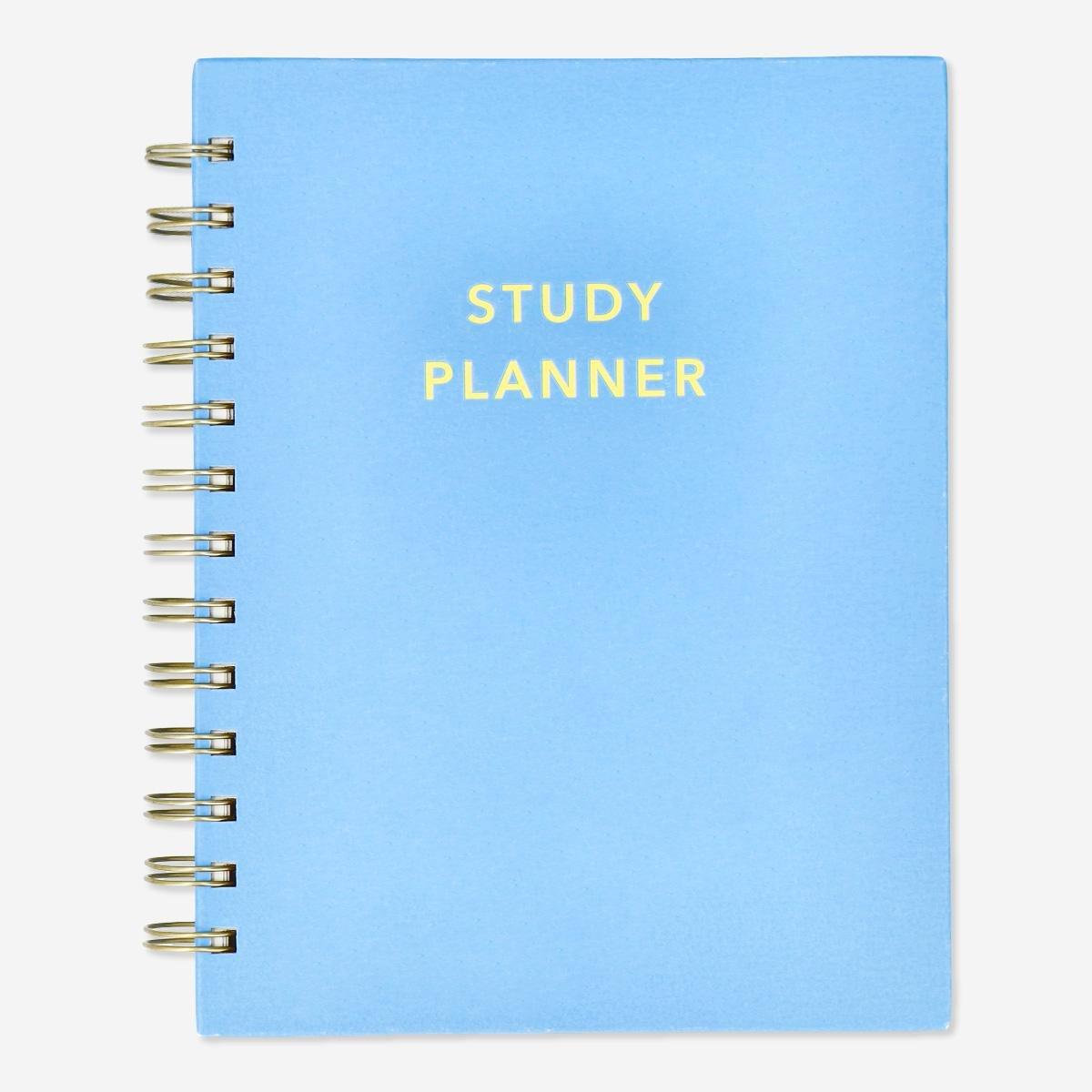 Blue monthly planner. b6