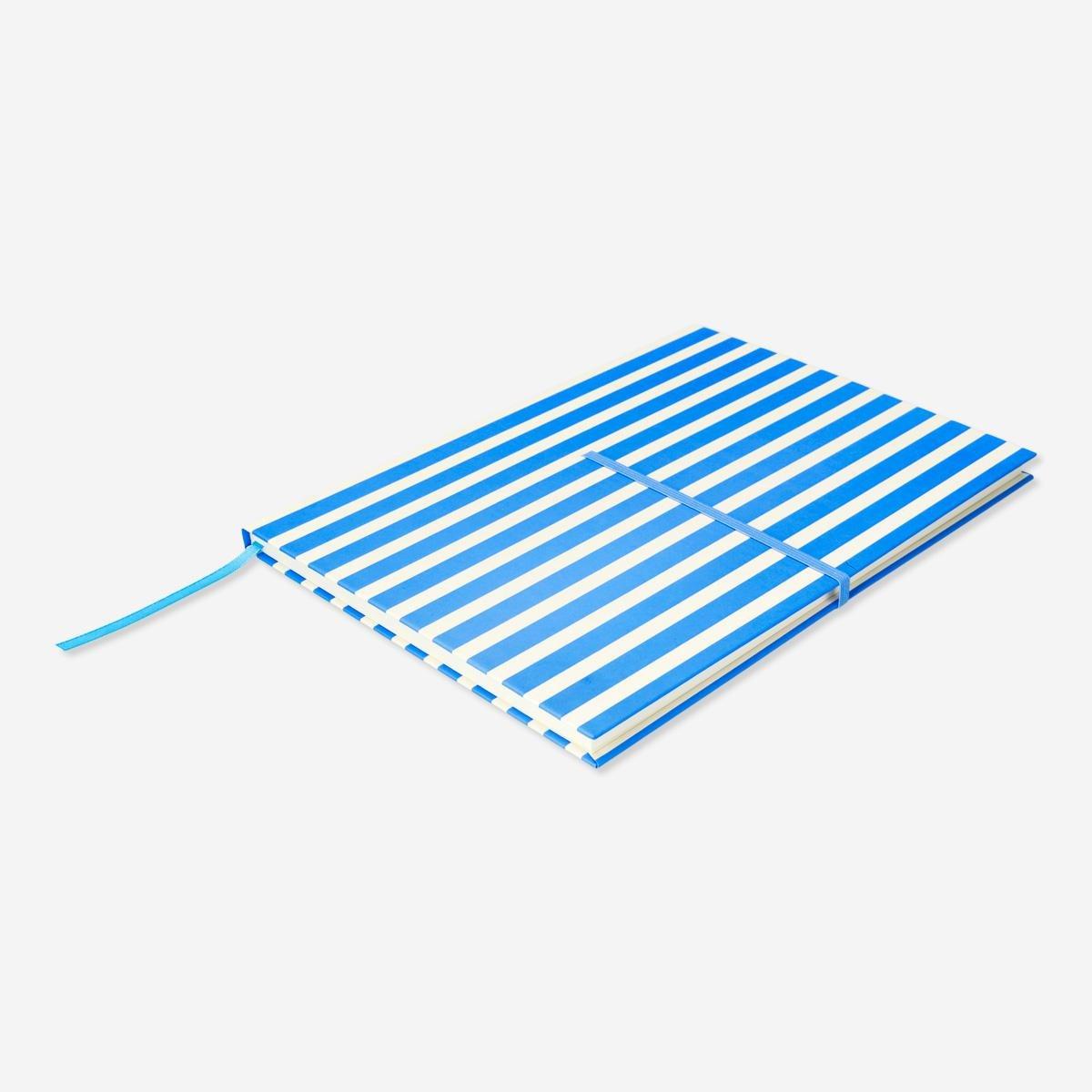 Blue stylish notebook. a4
