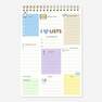 Multicolour notepad with to-do lists