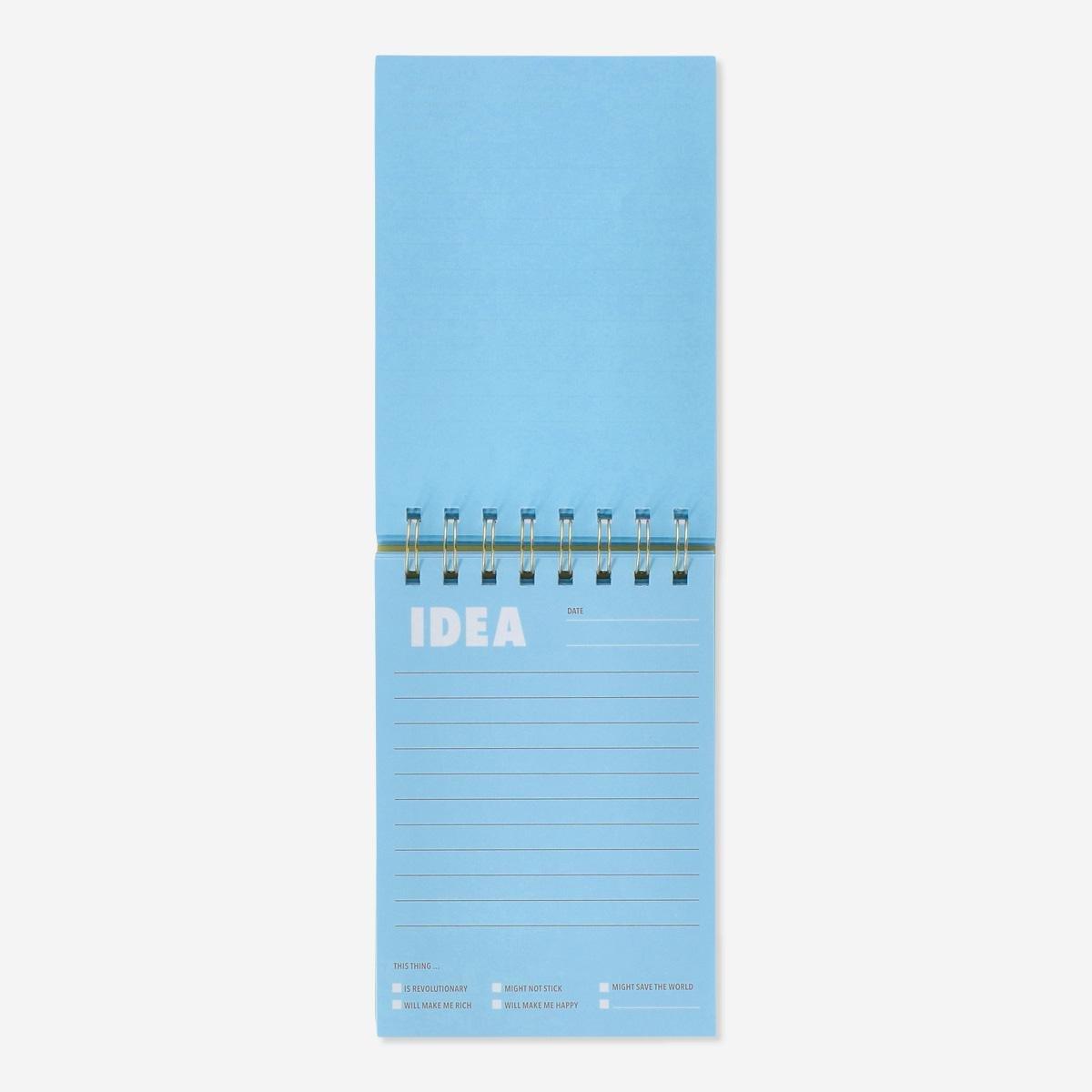 Blue creative notepad. a6