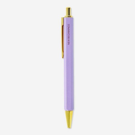 Purple ballpoint pen