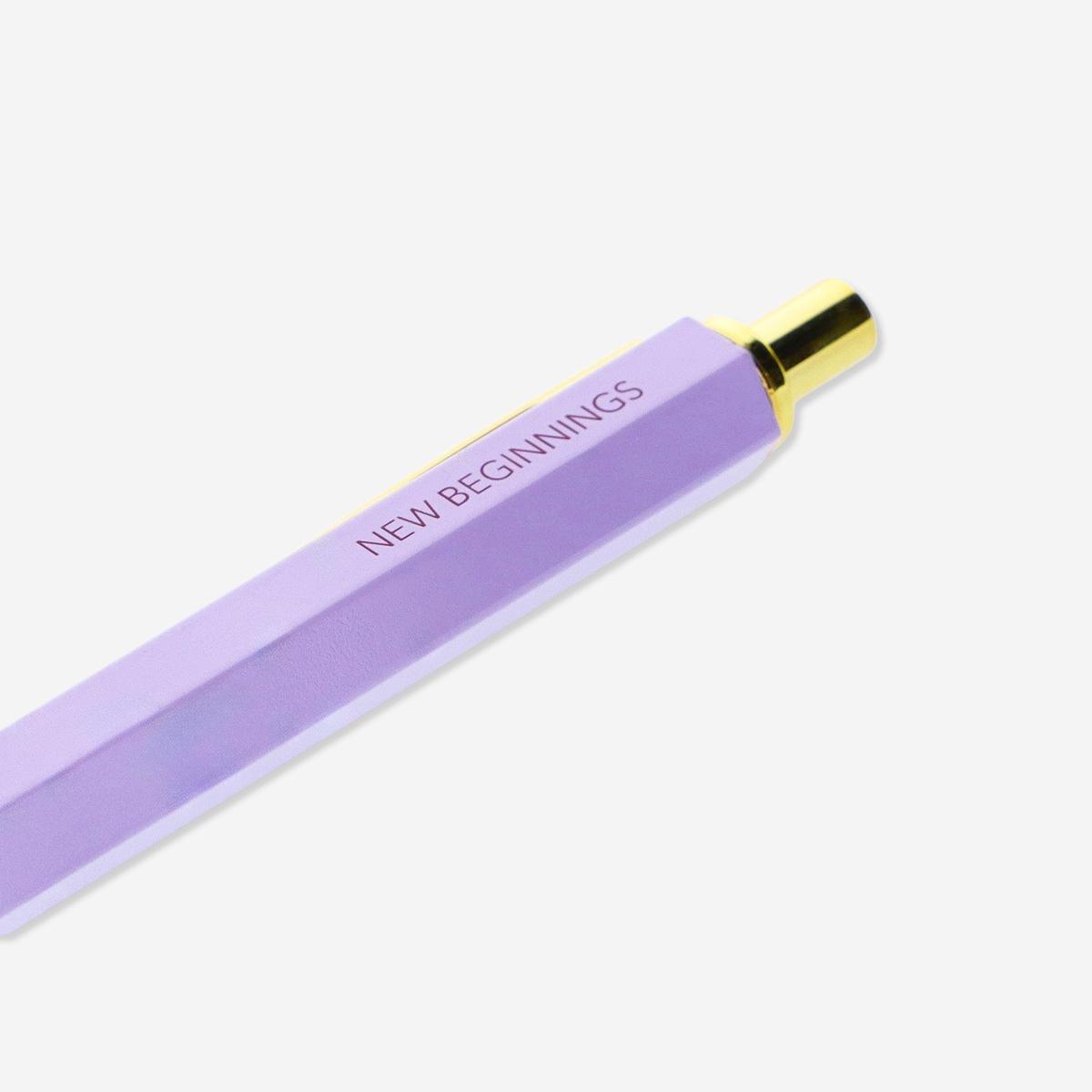 Purple ballpoint pen
