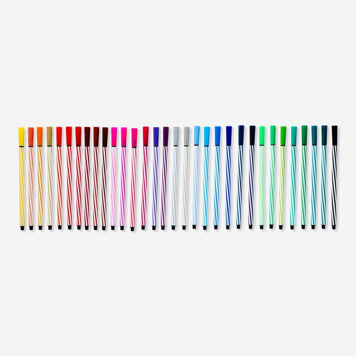 Multicolour fineline pen. 32 pcs