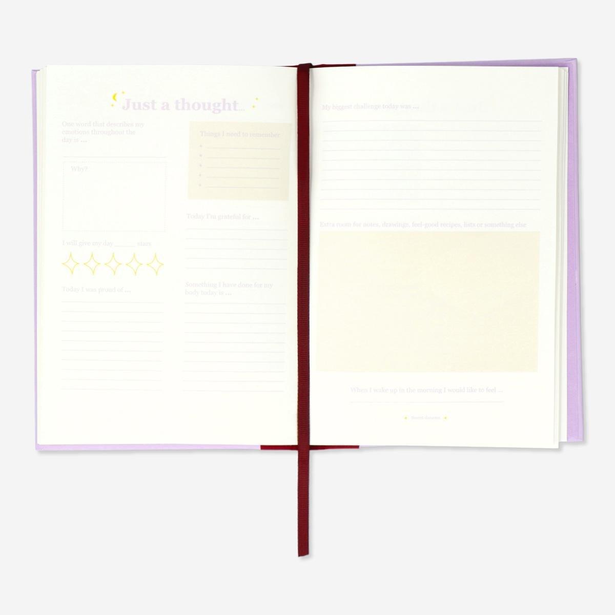 Purple bedtime diary