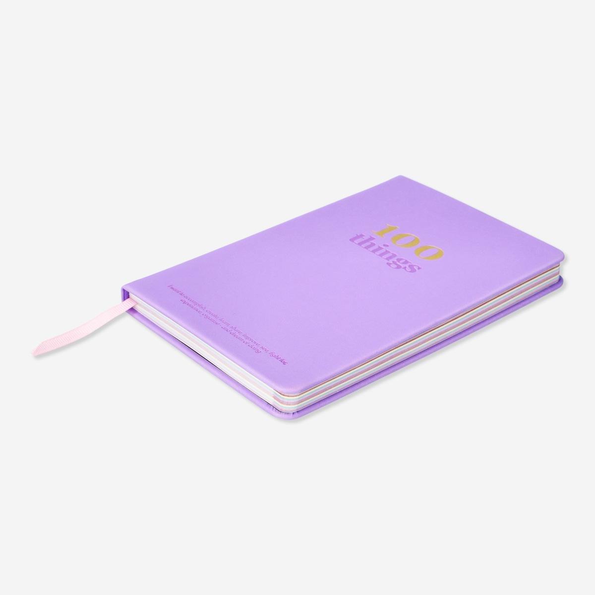 Purple notebook for your ambitions