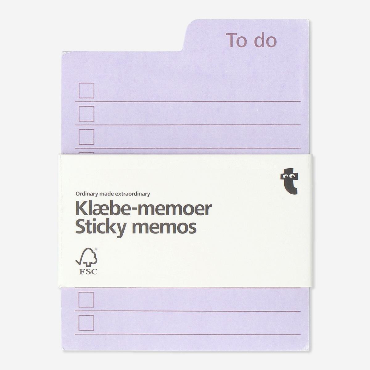 Purple sticky notes