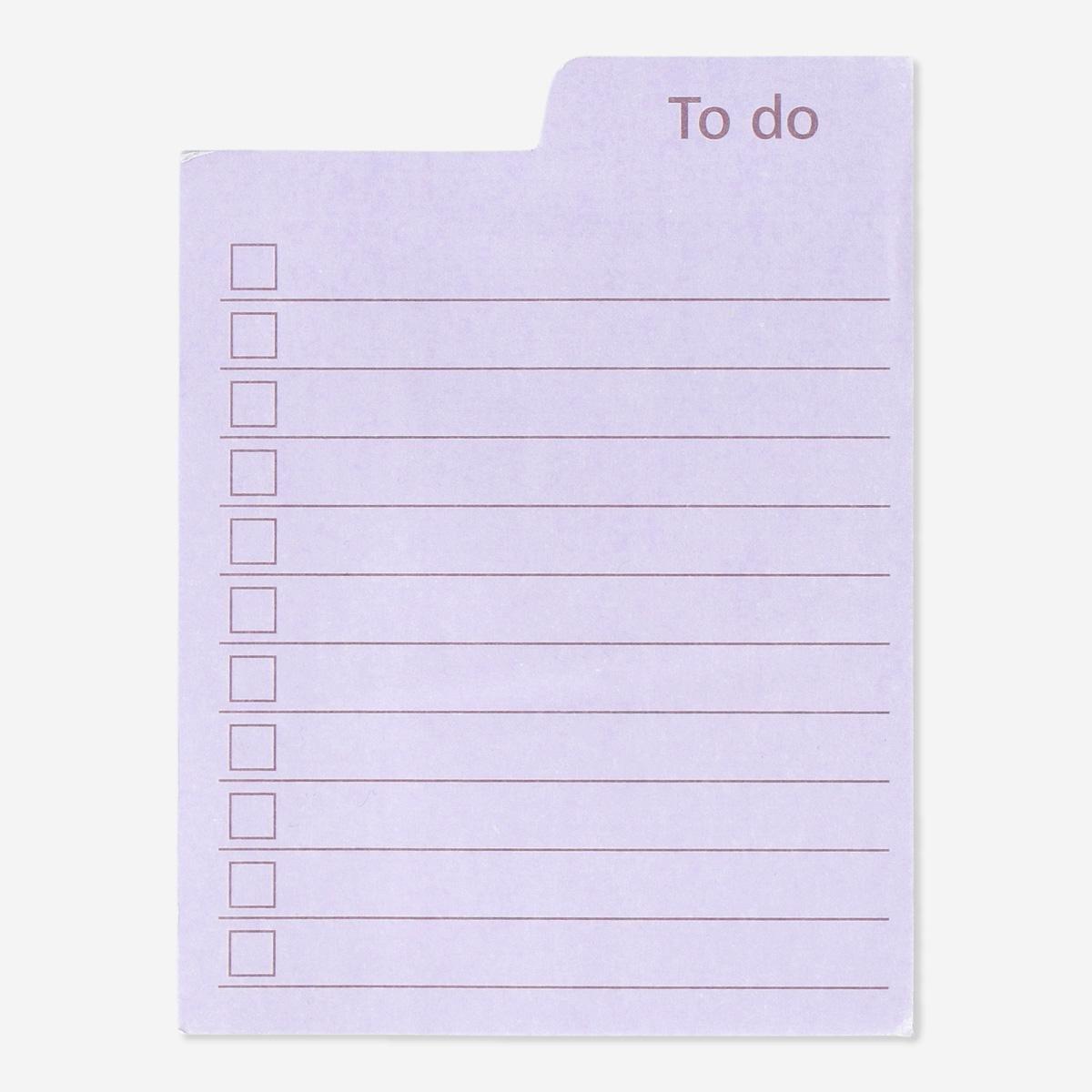 Purple sticky notes