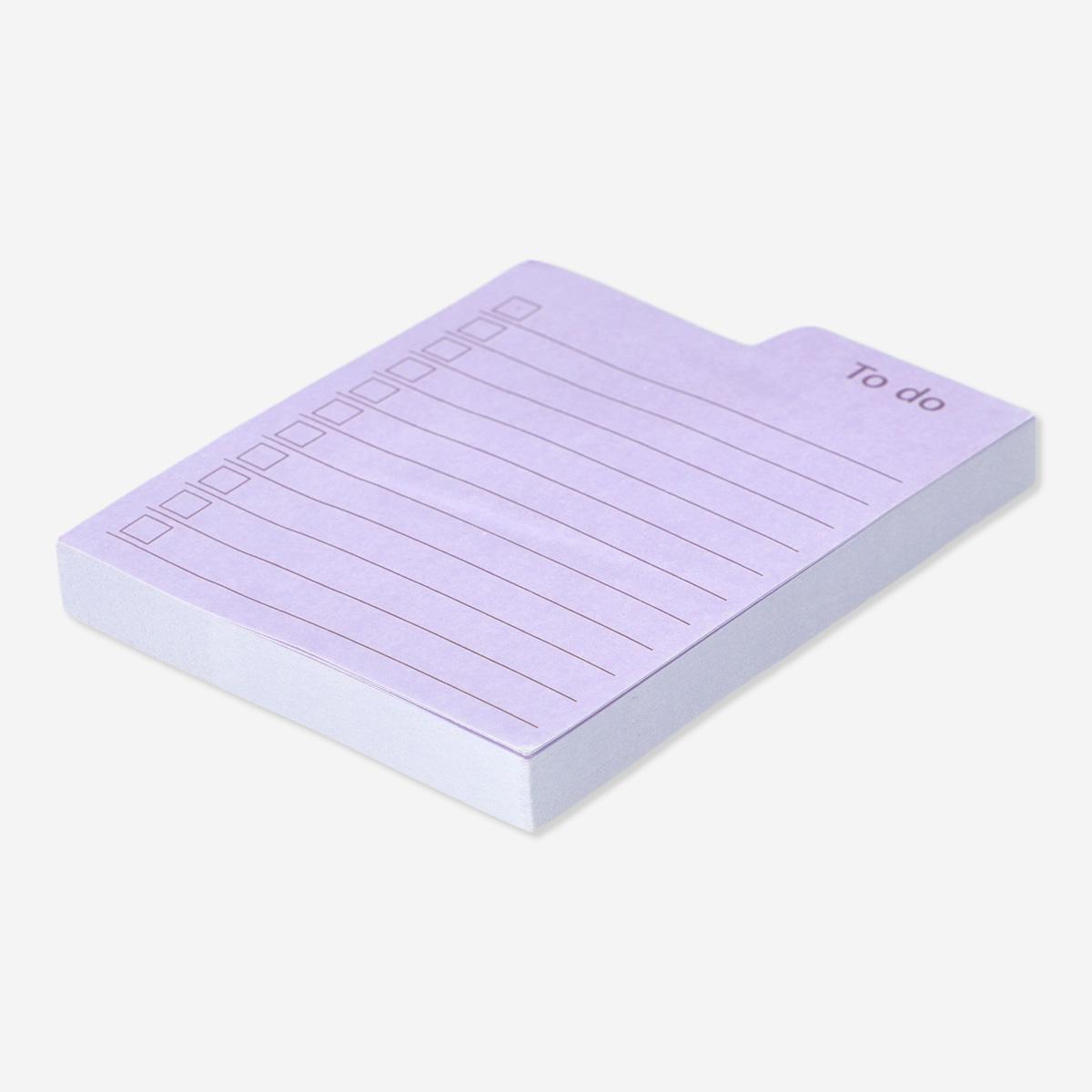 Purple sticky notes