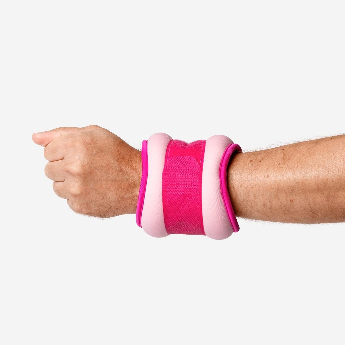 Pink wrist and ankle weight. 0.5 kg