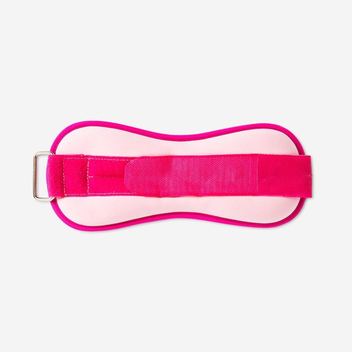 Pink wrist and ankle weight. 0.5 kg