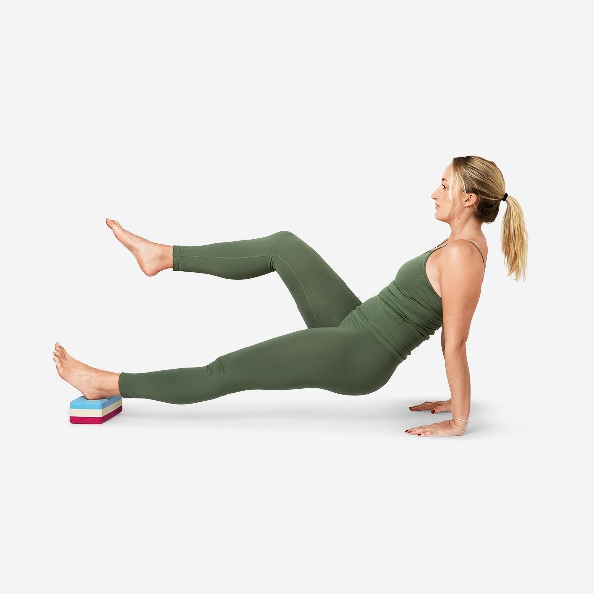 Multicolour yoga block