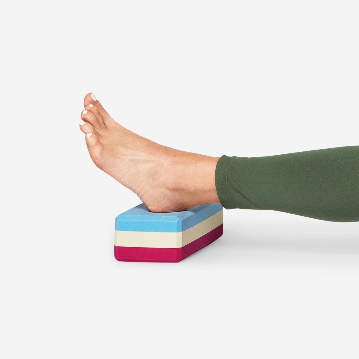 Multicolour yoga block