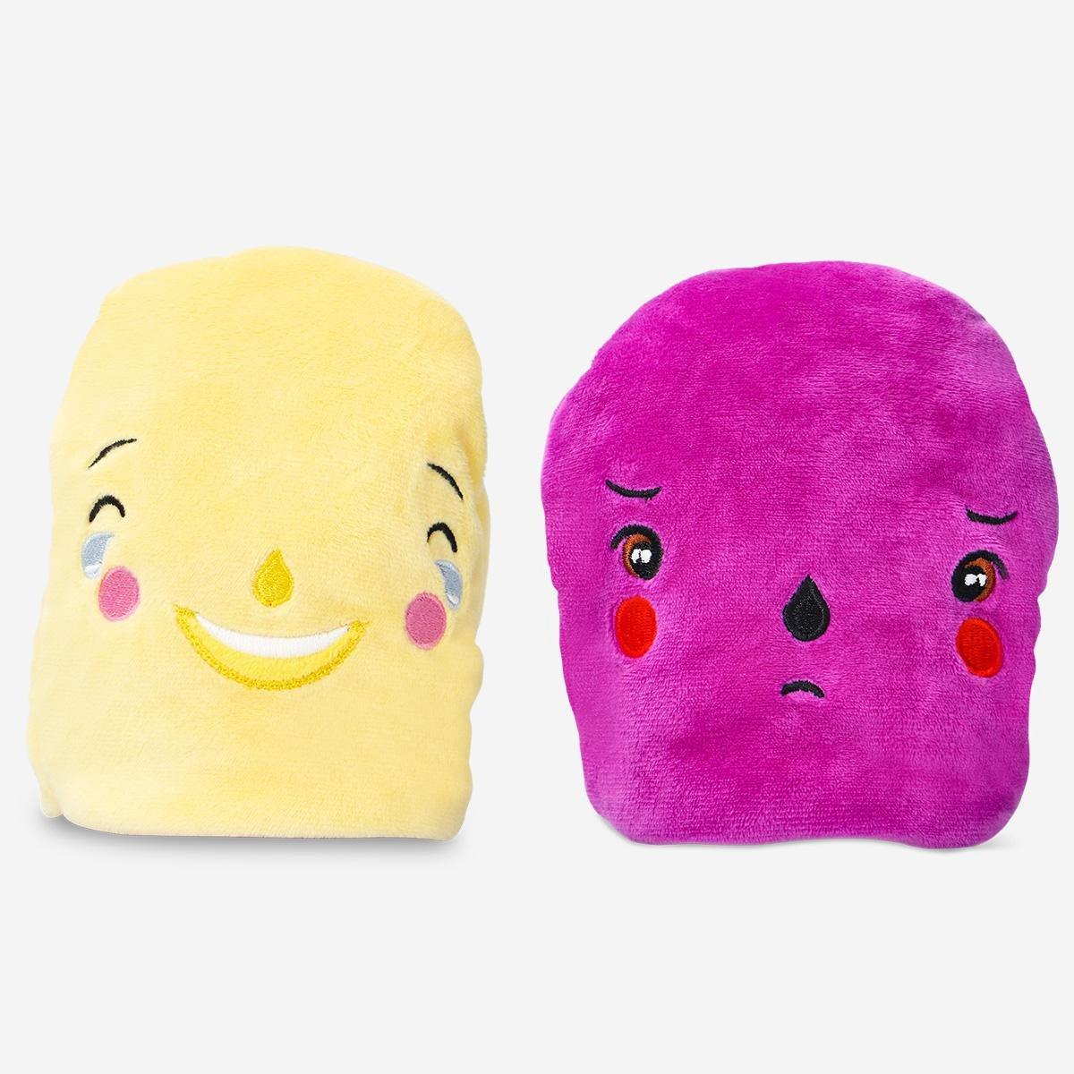 Multicolour cuddly friend. 2-in-1