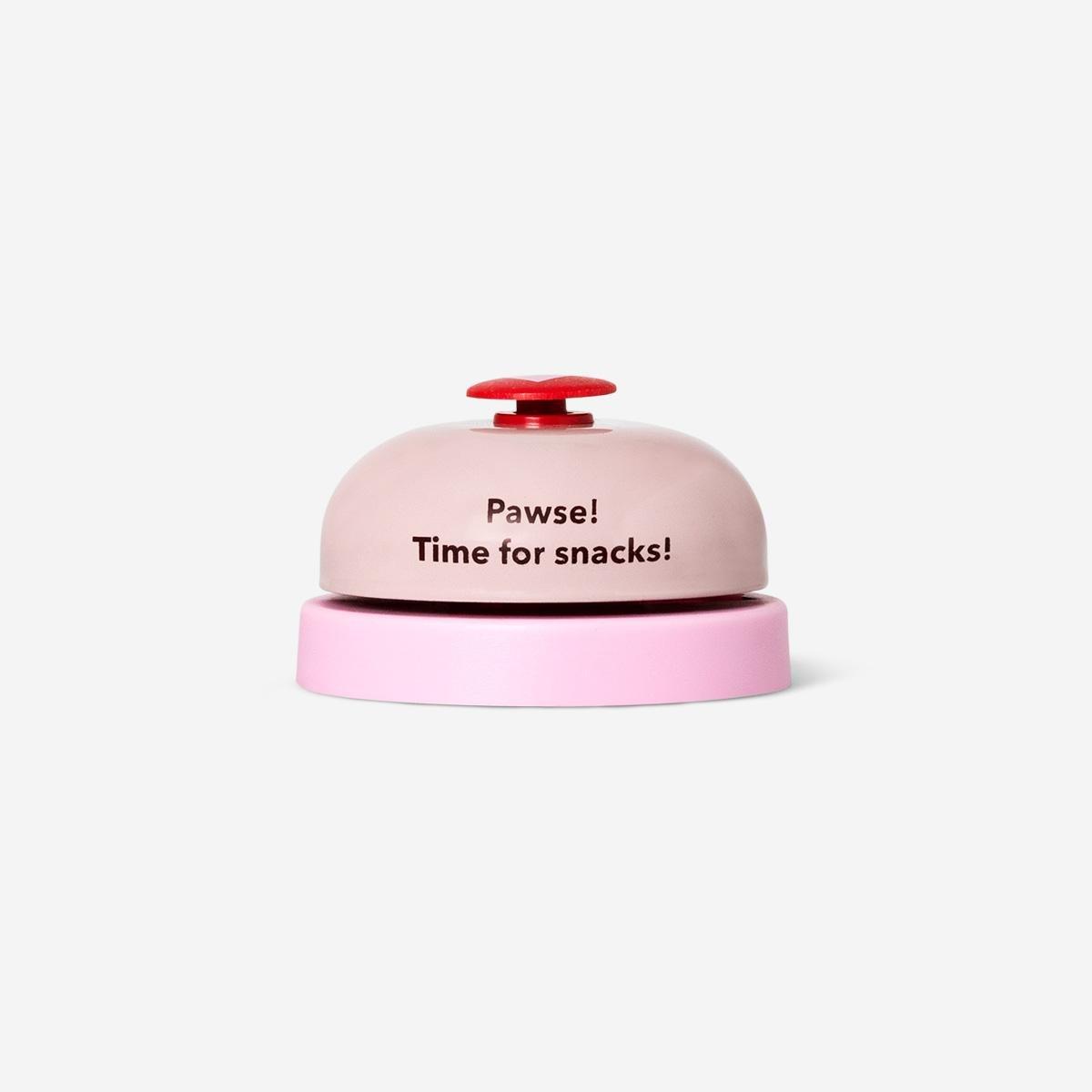 Pink bell. time for treats