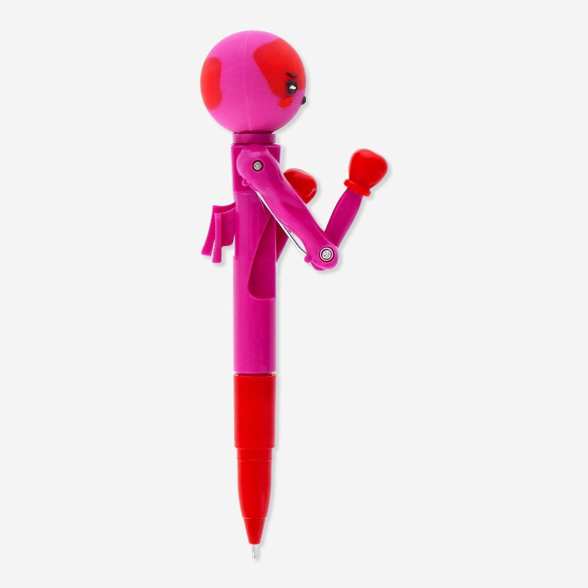 Pink boxing ballpoint pen
