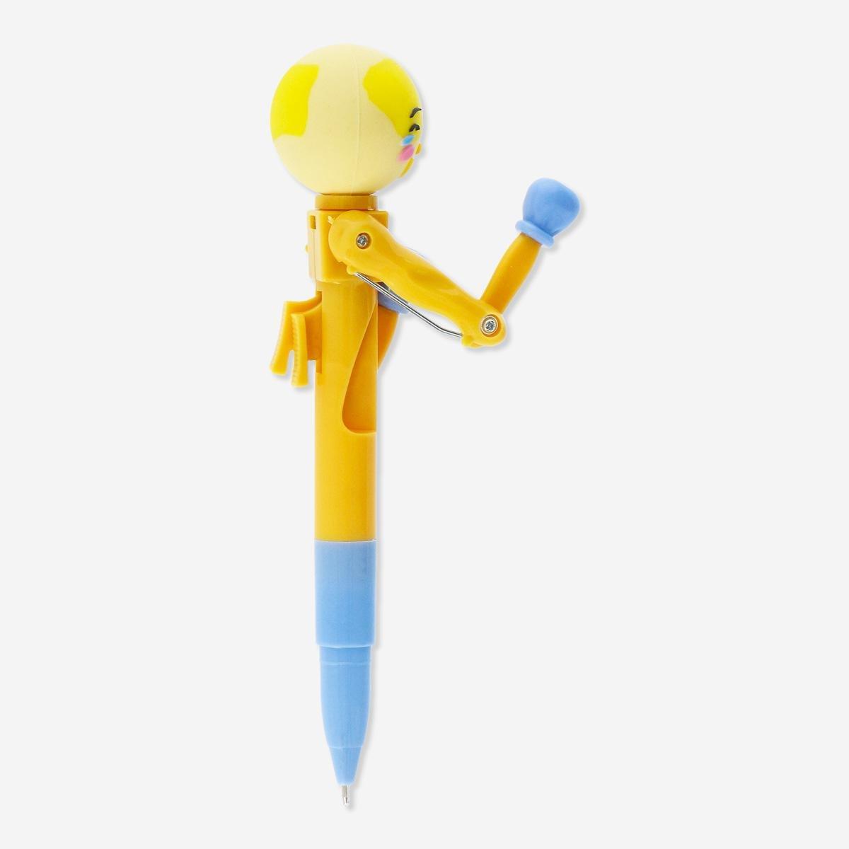 Yellow boxing ballpoint pen