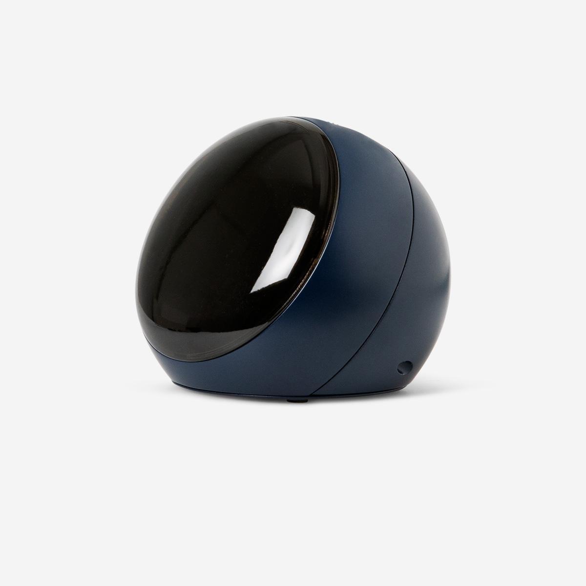 Blue digital alarm clock