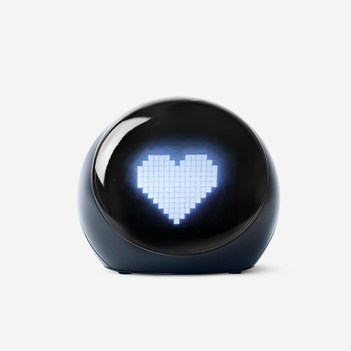 Blue digital alarm clock