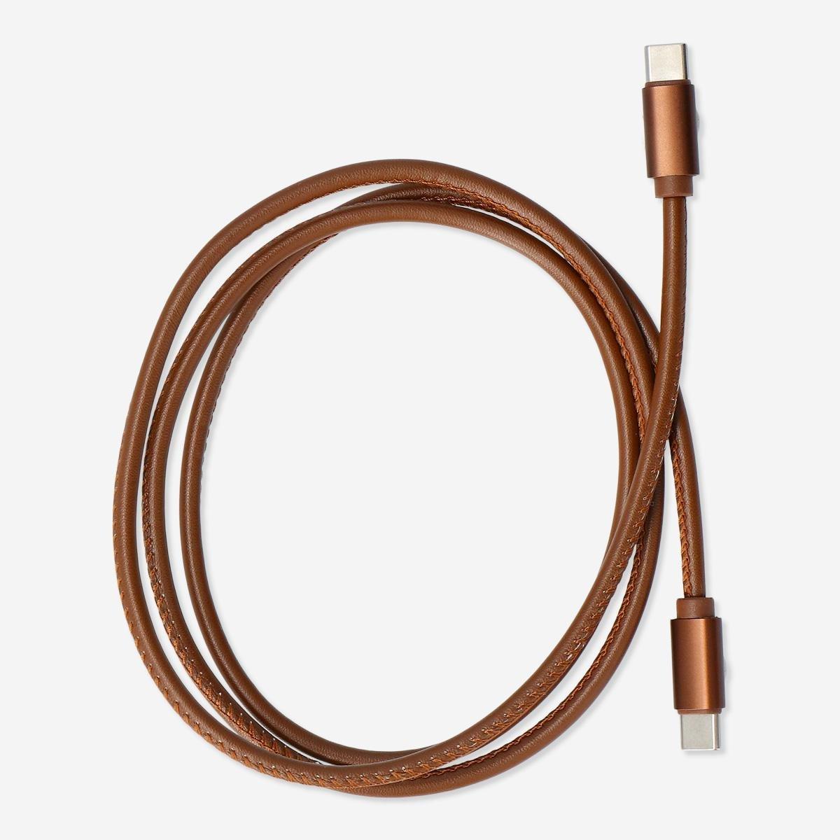 Brown usb-c cable 1m