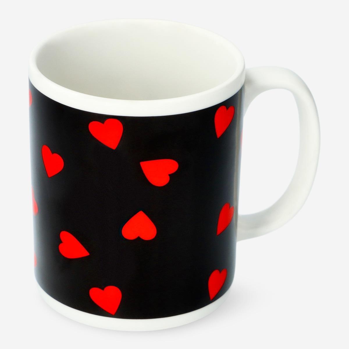 Black magic mug. 320 ml
