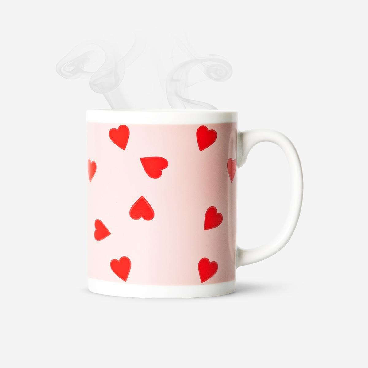 Black magic mug. 320 ml