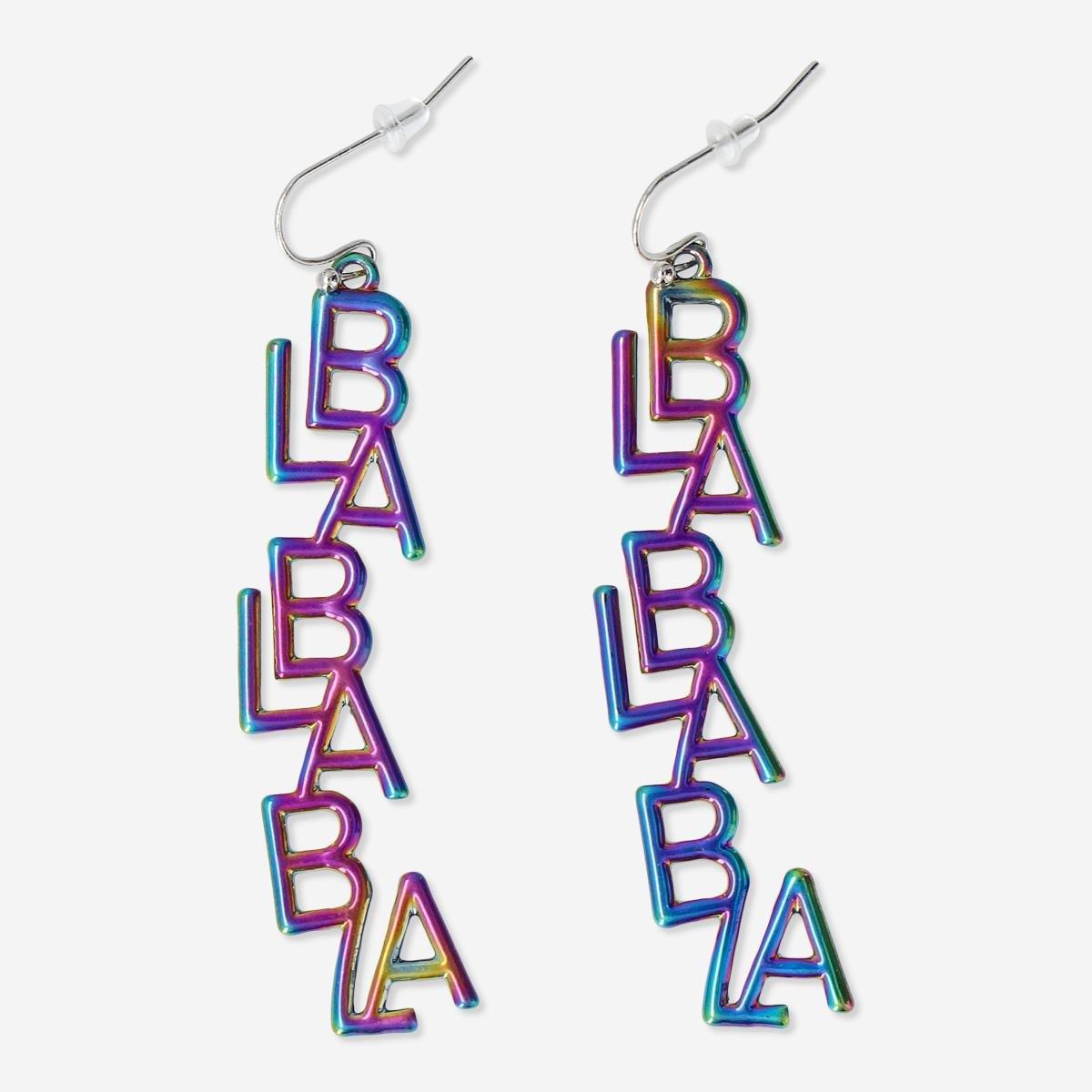 Multicolour dangling earrings